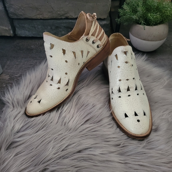 ANTHROPOLOGIE  Musse & Cloud Coolway Anisse Leather Boho Western Booties size 7 - Picture 12 of 16